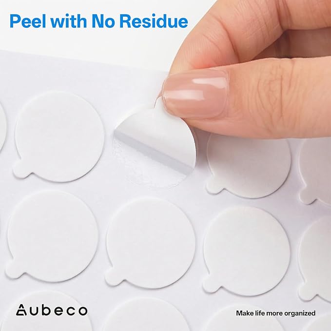 120Pcs Candle Making Wick Stickers, Double Sided, White | Heat Resistance, Secure Hold, Wick Holders for DIY Home Craft Projects and Gifts
