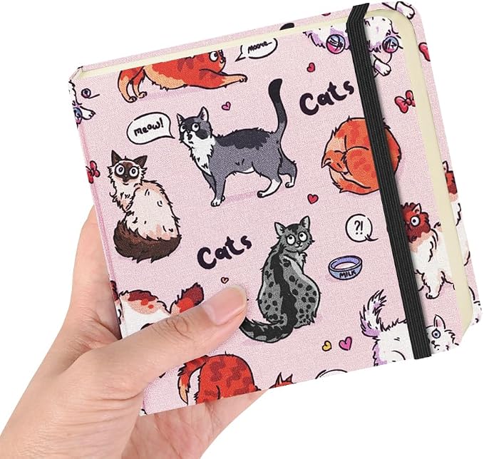 4.8" Pocket Sketch Book,80gsm Hardcover Art Sketchbook for Drawing Journal