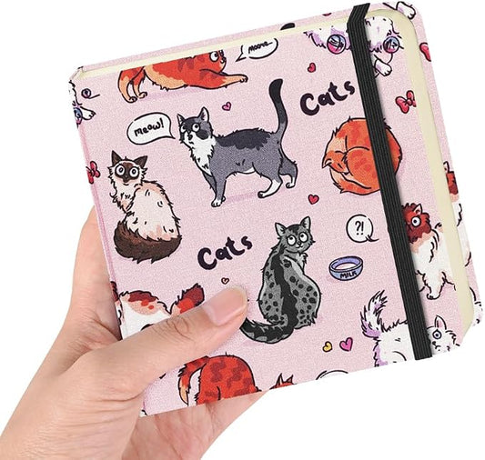 4.8" Pocket Sketch Book,80gsm Hardcover Art Sketchbook for Drawing Journal