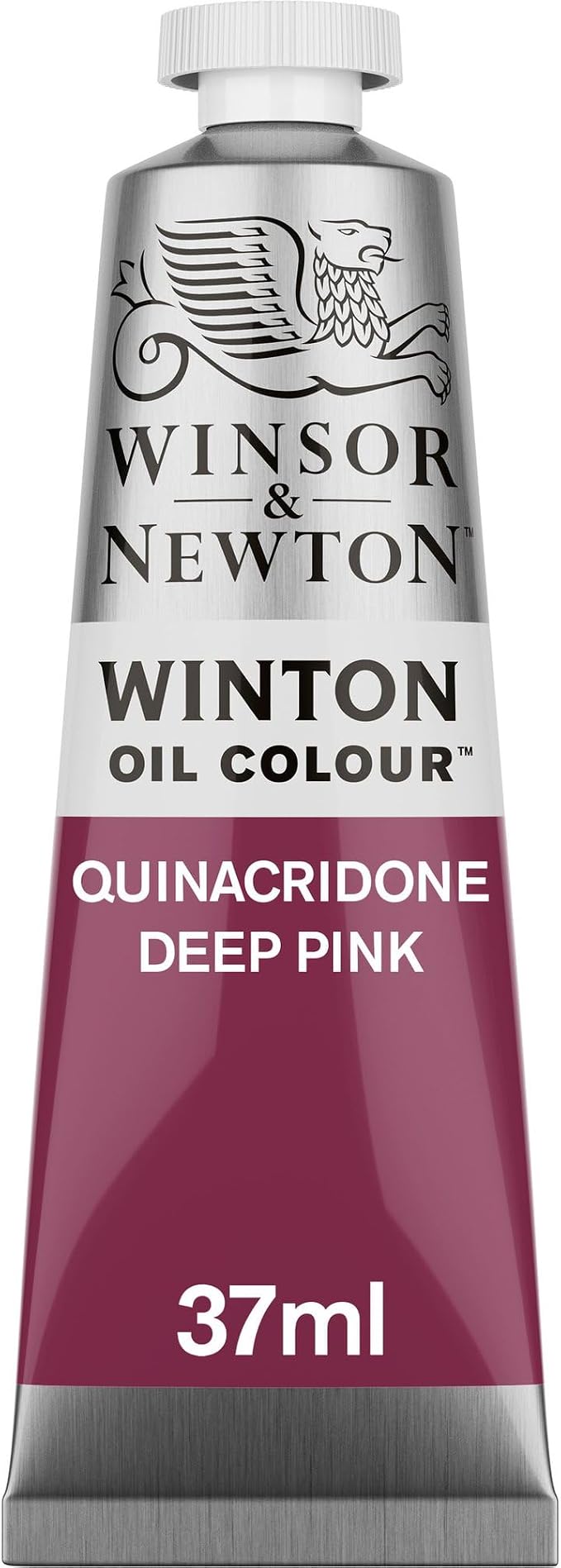Winsor & Newton Winton Oil Color, 37ml Tube, Quinacridone Deep Pink | Artist pigments, Durable, Lightfast, Permanent, Uniform Consistency, Great Pigment Load