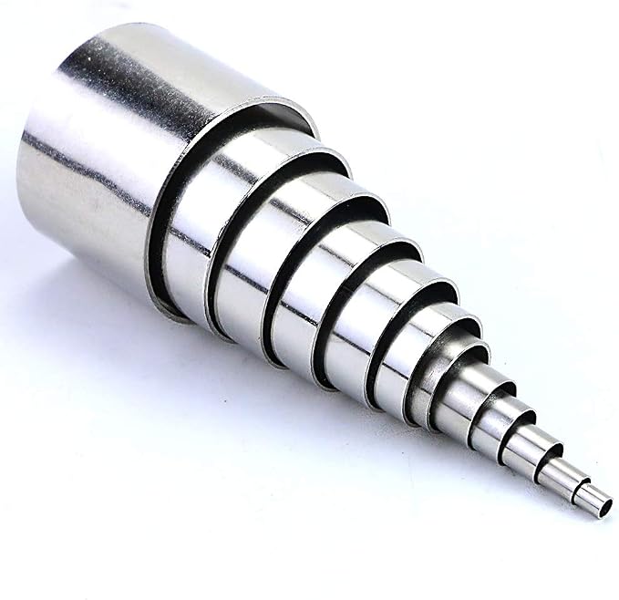 Fireboomoon 12 PCS Hole Hollow Punch Cutter Set with Storage Case,Stainless Steel Round Circle Ring Clay Cutters Ceramics Dotting Baking Indentation Mold Tools for Polymer Clay Pottery Handmade Craft
