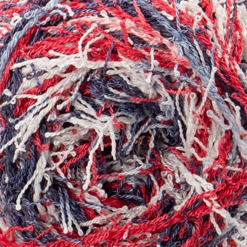 Craft County Fringe Yarn – Medium 4 Polyester Yarn for Scrubby Cloths, Personalized Gifts, and More!