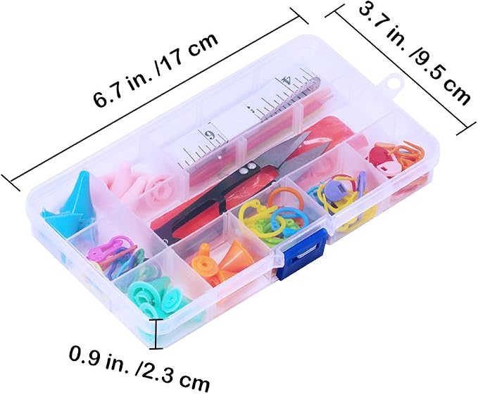 Exquiss Bamboo Knitting Needles Set, 18 Pairs Circular(31.5”) Wooden Knitting Needles with Colored Plastic Tube, 36PCS Single Pointed Bamboo Knitting Needle(9.5”), Include Knitting Tools for Weaving