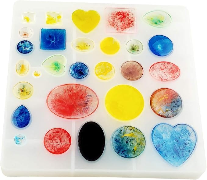 yuntop Jewelry Casting Molds,Gem Jewelry Silicone Casting Mold