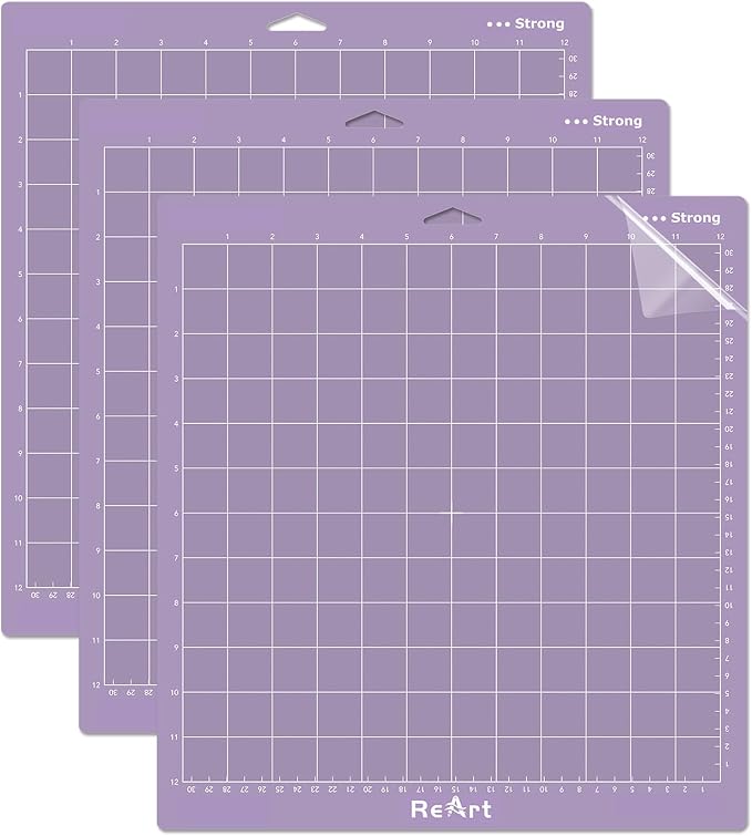 ReArt Strong Grip Cutting Mat 12x12 inch 3 Pack