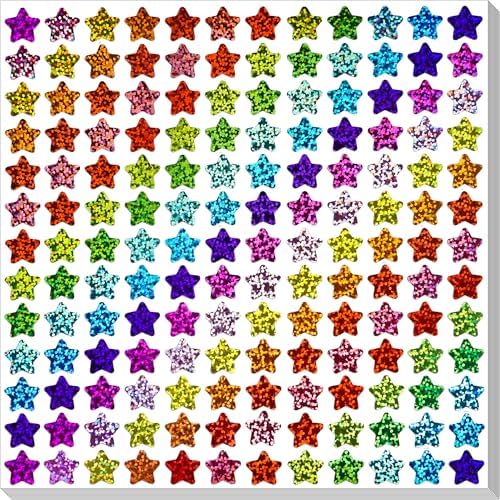 2340 PCS Holographic Star Stickers for Kids Reward,0.6" Sparkly Small Stars
