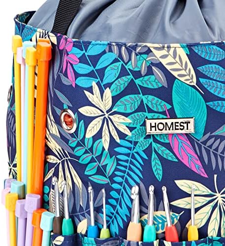 HOMEST Crochet Bag Organizer for Yarn Storage, and Knitting Accessories