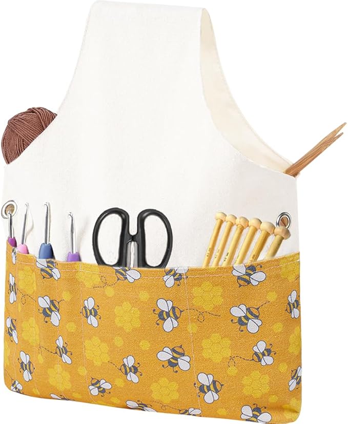 TOGETRUE Yarn Bag, Knitting Crochet Tote Bag, Yarn Storage Bag Organizer