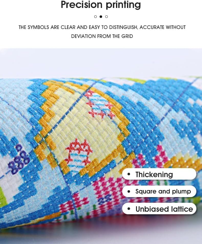 DYAIYYMQ 3 Pack Stamped Cross Stitch Kit for Adults 9.8x13.7 inch