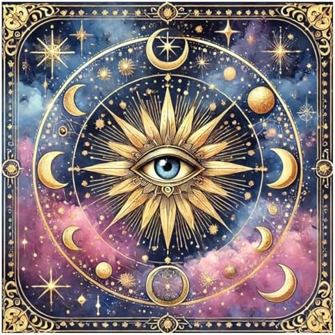 Eye Diamond Art Kits for Adults, Diamond Painting Kits for Adults 14x14 in | Diamond Painting Kits for Adults Beginners, Gem Art, 5D Full Drill, DIY Arts and Crafts for Gift Home or Decor