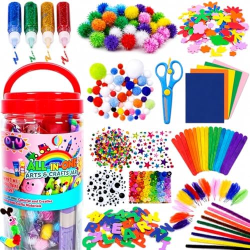 FUNZBO Arts and Crafts Supplies for Kids - Back to School Supplies