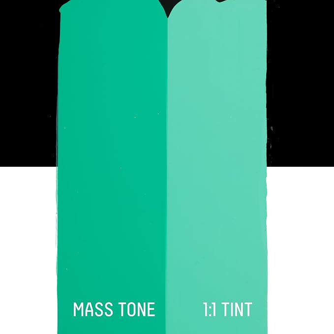 Liquitex BASICS Acrylic Paint, 13.5-oz Bottle, Bright Aqua Green | Medium Viscosity, Satin Finish, Lightfast, Fine Art Pigments, Range of Opacities, Easy Blending