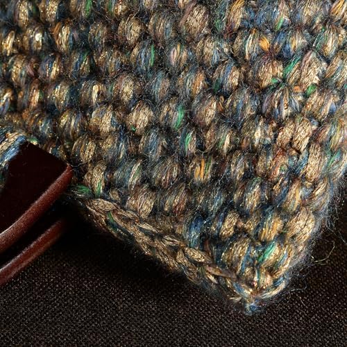 Sparkle Yarn, Glitter Yarn, Sequin Yarn for Crocheting Knitting Crafts,Set of 3 Rolls (Gilded Misty Sea)
