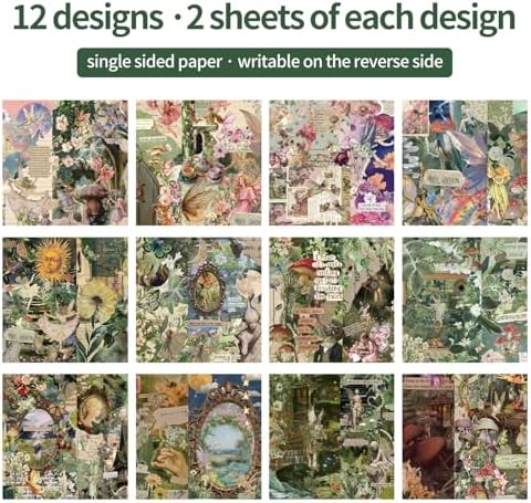 6x6" Scrapbooking Paper Pad Single Sided Decorative Colored Papers