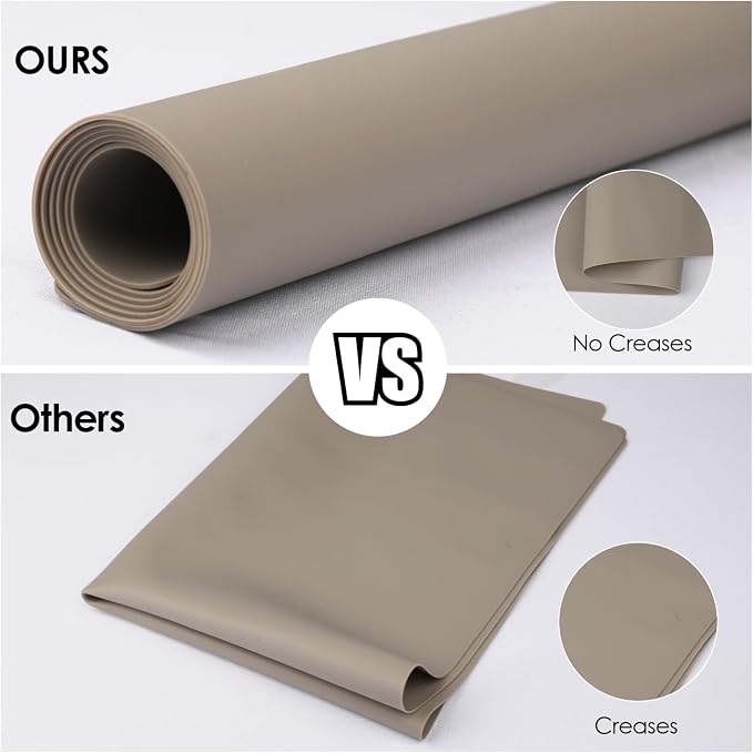 Extra Large Silicone Mat, Kitchen Counter Mat Placemats for Kids Silicone Mats for Countertop, Nonstick Silicone Table Mat for Pastry Crafts Baking Heat-Resistant Silicone Pad, 27.6'' x 16'' 1 Pack