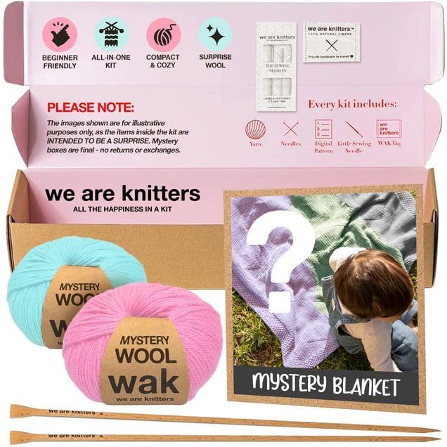 We Are Knitters Mystery Baby Blanket: My First Kit