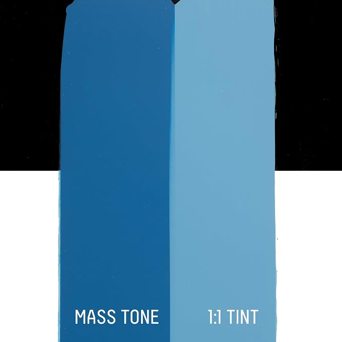 Liquitex BASICS Acrylic Paint, 4-oz Tube, Cerulean Blue Hue | Medium Viscosity, Satin Finish, Lightfast, Fine Art Pigments, Range of Opacities, Easy Blending