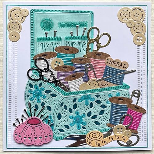 Needle Thread Metal Cutting Dies for Card Making