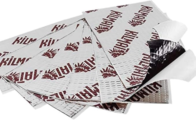 KILMAT 80 mil 18 sqft Car Sound Deadening Mat, Butyl Automotive Sound Deadener, Audio Noise Insulation and dampening