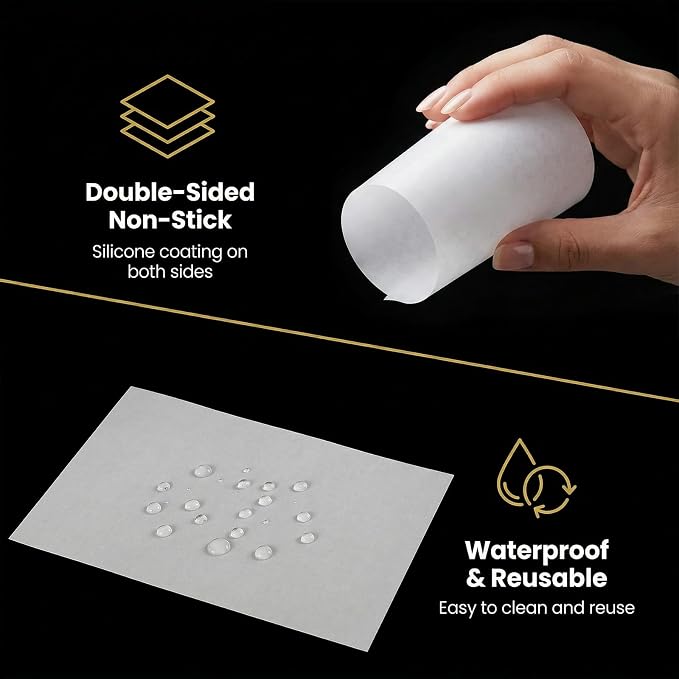 100 Pcs Release Paper 5.9 x 3.9 Inch Double Sided Non Stick Cover Sheets for 5D Art Craft Accessories Supplies