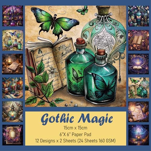 6x6" Scrapbooking Paper Pad Single Sided Decorative Colored Papers
