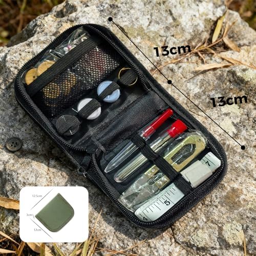 Army Sewing Kit for Adult Men Military Survival Emergency Sewing Kit Button