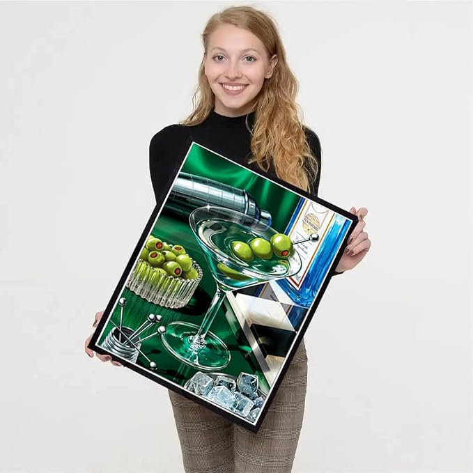 Cocktail Diamond Art Kits for Adults Diamond Painting Kit for Adults
