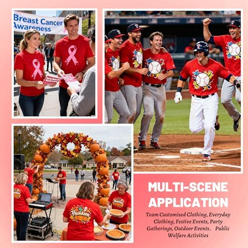 Joyclub 5 Pack Sublimation Shirts Blanks Bulk Polyester Unisex S-2XL | Wholesale crew neck short sleeve for heat transfer and vinyl; mixed sizes simplify team, event and small-batch planning gifts
