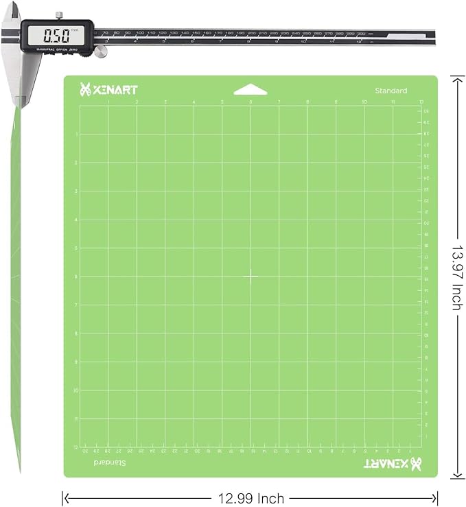 Cutting Mats for Cricut Maker 3,Explore 3,Maker,air 2,12x12 inch Standard+Light+Strong Grip 3 Mats Xinart 12x12" Variety Adhesive Replacement Cut Mats for Cricut