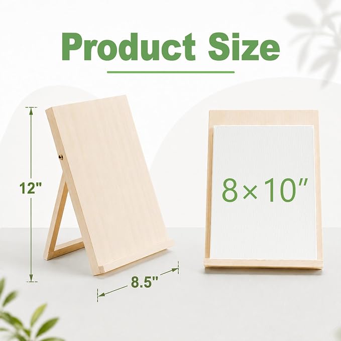 2 PCS Tabletop Easels Easel Stand for Painting Art Easel for Display | DRAWLEX Paint Easel for Canvas Paint Desktop Easel for Painting for Beginners Students