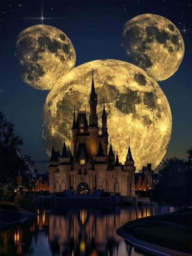 Diamond Art Painting Kits for Adults,Castle Diamond Painting Kits 12x16inch