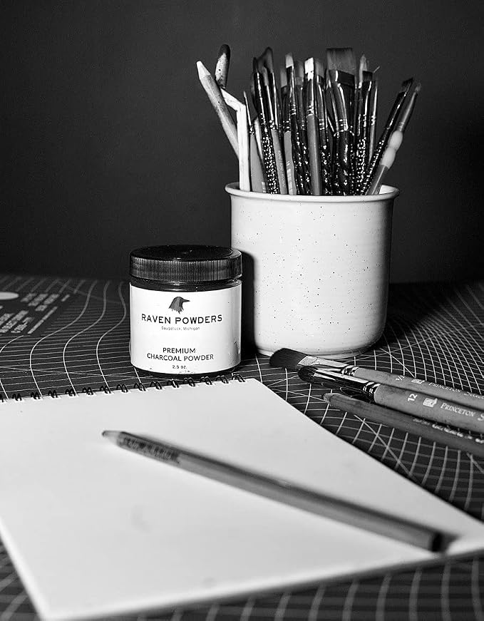 Premium Charcoal Powder for Drawing and Art