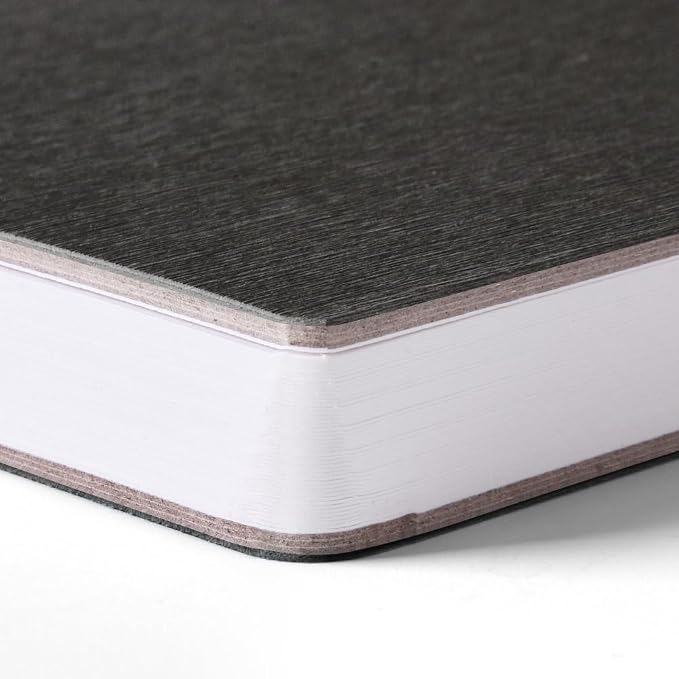 Coffee Hardcover Sketchbook Square Hardbound Sketch Journal 4.7 x 4.7 Inch 42 Sheets Art Book 250GSM Ultra Smooth Paper Ideal for Pencils,Water Color Pen,Marker Pen