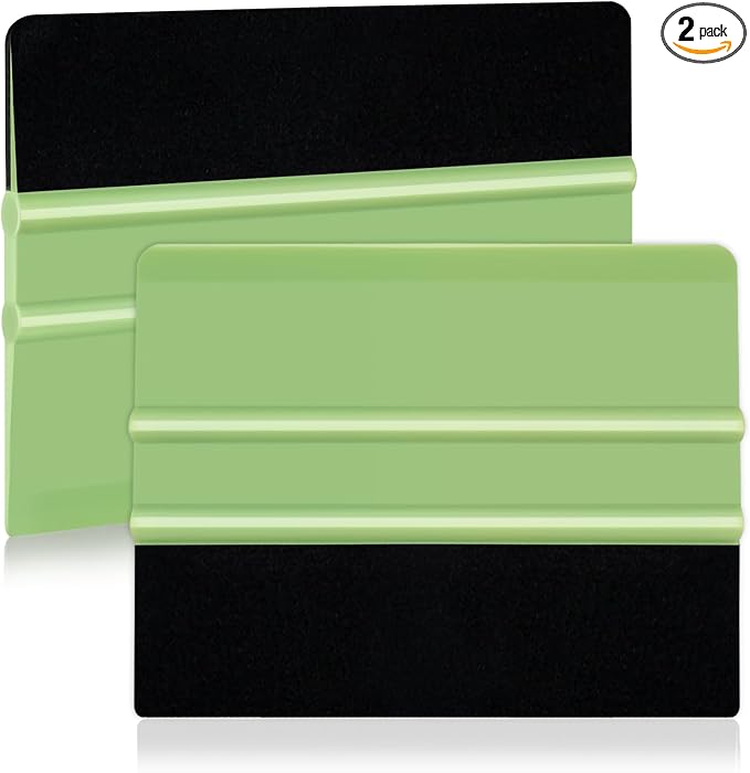 WRAPXPERT Squeegee for Vinyl,2Pack Felt Squeegee Vinyl, Tool Kit for Crafts Car Wrap Window Tint Wallpaper Glass Film Application