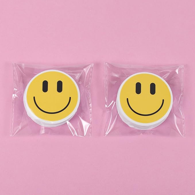 100PCS Smile Face Stickers