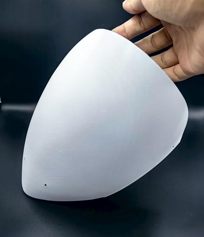 DIY Cosplay Mask Blank White Plastic Full Face Mask Base
