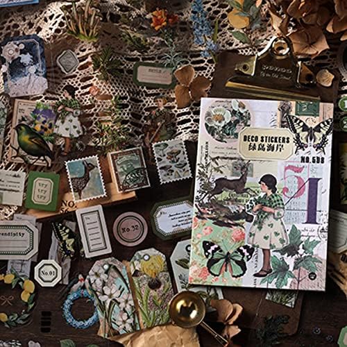 Vintage Stickers 20 Sheets Scrapbooking Supplies Journaling Decals (Beach)