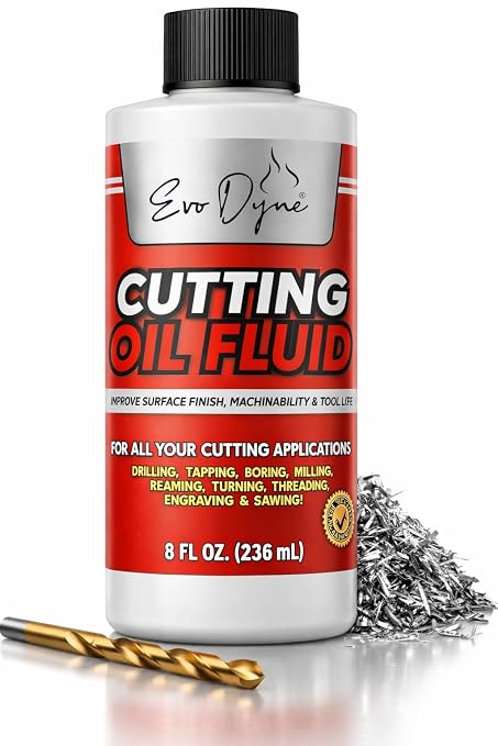 Evo Dyne Cutting Oil 8 oz Metal Cutting Fluid for Drilling & Tapping
