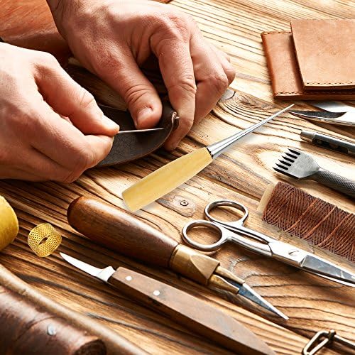 JANYUN 264 Yards 150D Leather Sewing Waxed Thread Cord for Leather Craft DIY 1mm Diameter 8 Colors Sewing Thread Cord,Each of 33 Yards (Color A)