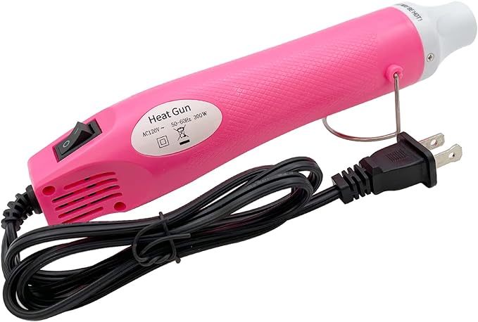 Heat Gun, Mini Hot Air Gun for DIY Crafts Portable Heat Air Gun Tool for Embossing Shrink Wrapping Drying Paint | DIY Crafts, Portable, Embossing, Shrink Wrapping, Drying Paint