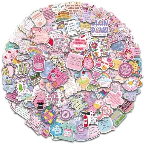 200 Pcs Cute Positive Affirmation Stickers for Journaling Aesthetic