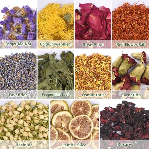 Dried Flowers Soap Making Scents Natural Flower Candle Resin Crafts Supplies 11 Bags