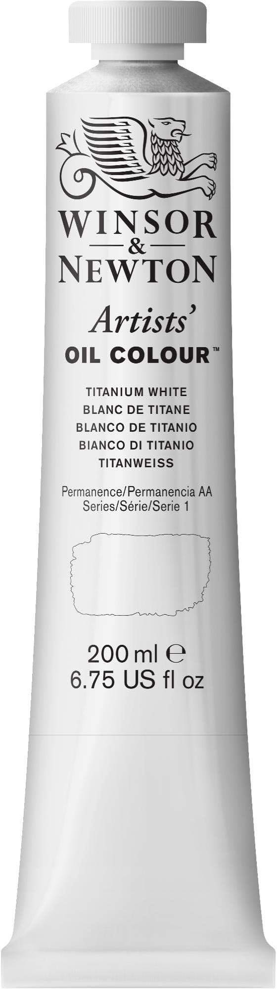 Winsor & Newton Artists' Oil Paint, 200ml Tube, Titanium White