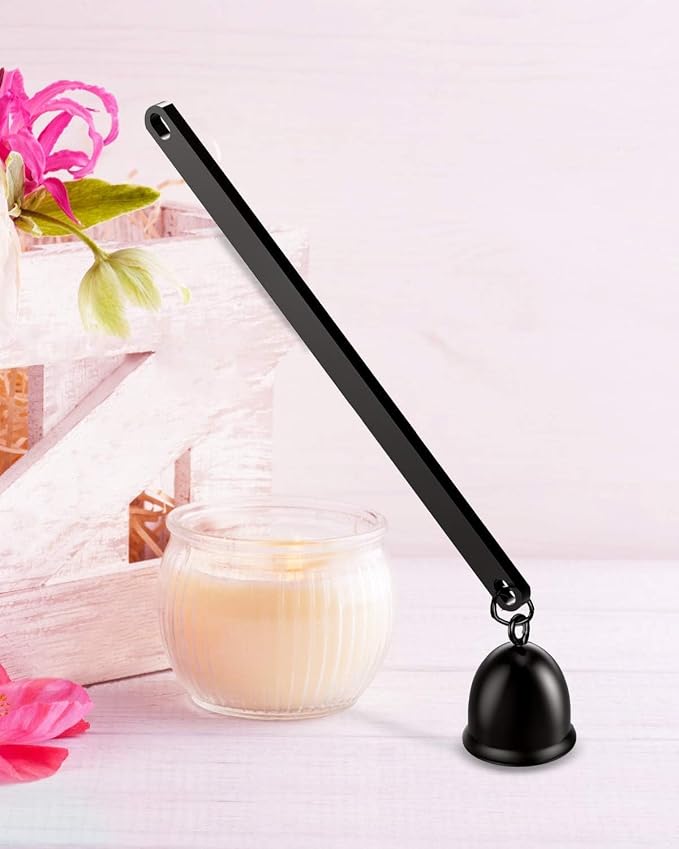 RONXS 3 in 1 Candle Wick Trimmer Set, Snuffer, Dipper, Cutter, Black | Candle Care Accessory Kit, Stainless Steel, Trims Wick, Puts out Flame and Dips, Gift Box for Candle Lovers Home Decoration