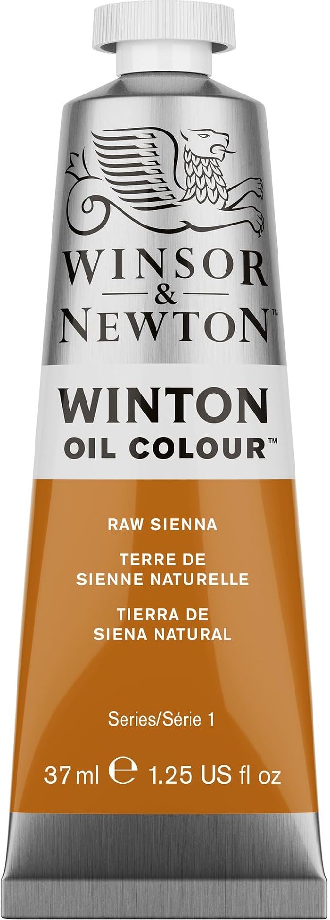 Winsor & Newton Winton Oil Color, 37ml Tube, Raw Sienna | High-quality pigments, Durable, Lightfast, Permanent, Uniform Consistency, Great Pigment Load