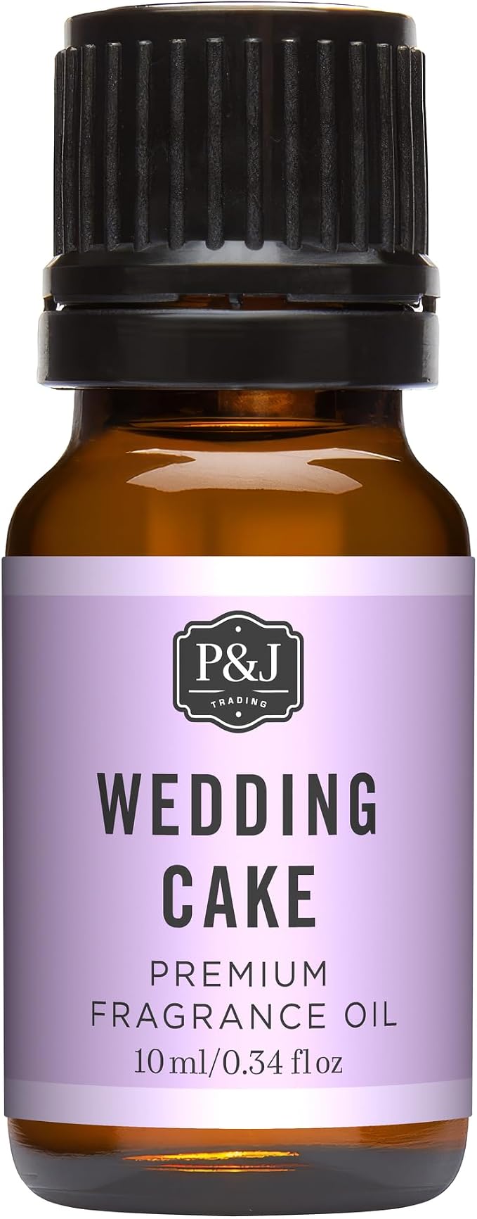 P&J Trading Fragrance Oil for Diffusers for Home - Wedding Cake 10ml Fragrance Scents for Candle Making - Soap Making Supplies & Car Diffuser Scents