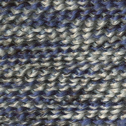 Lion Brand Yarn, Homespun Bulky Crochet Yarn, Blue Moon, Blue, 3 Pack