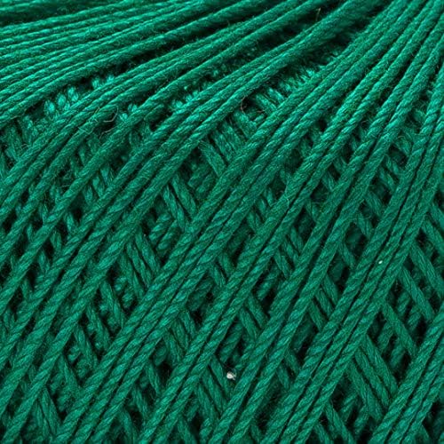 Yarn Art 1 Skein YarnArt Violet,100 Mercerized Cotton Yarn Threads Crochet Lace Hand Knitting Yarn Embroidery Arts Crafts (Green 6334)