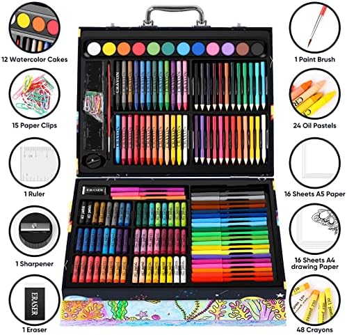 Soucolor 183-Pack Cute Preppy Stuff School Office Teacher Supplies