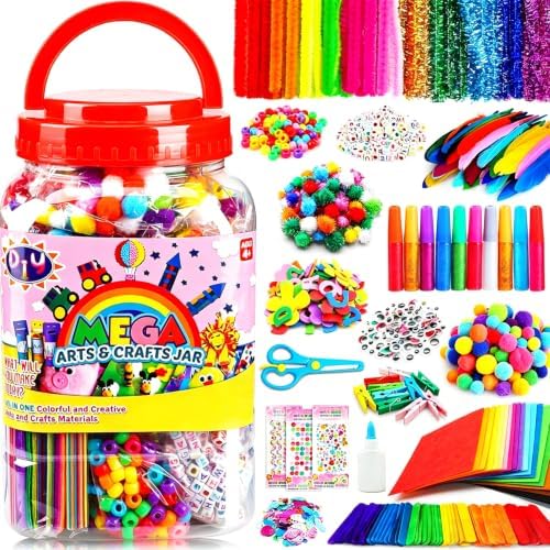 FUNZBO Arts and Crafts Supplies for Kids -Back to School Supplies Kit